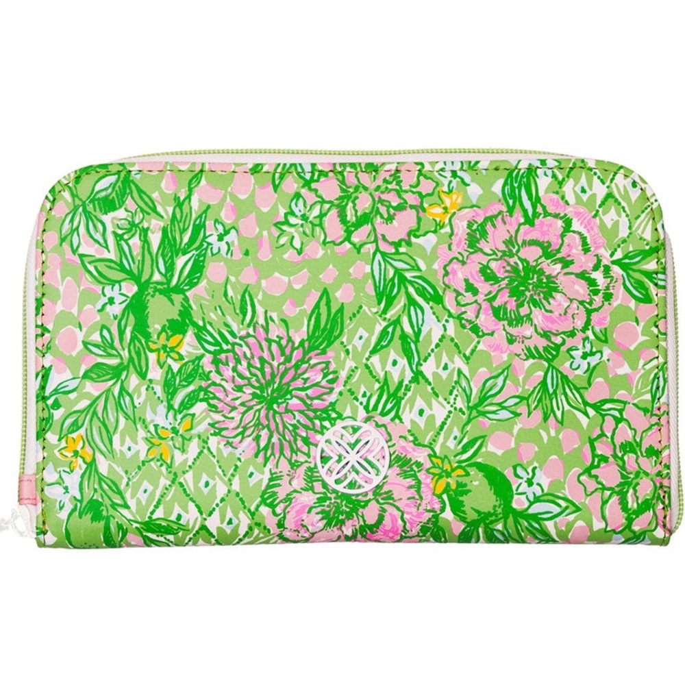 Lilly Pulitzer Passport holder wallet Pink & Green Floral